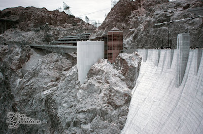 Hoover Dam, false-color infrared, New Braunfels travel photographer