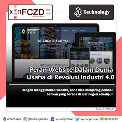 Peran Website Dalam Dunia Usaha di Revolusi Industri 4.0