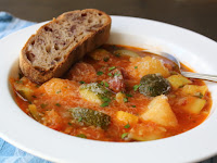 Summer Squash & Sausage Stew – Supply and Demand