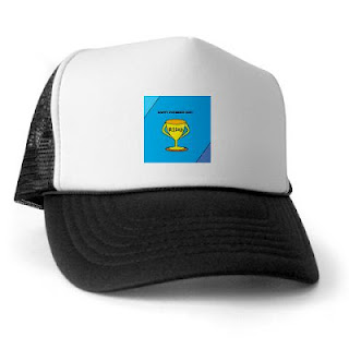 Happy Father's Day No 1 Dad Trophy Trucker Hat