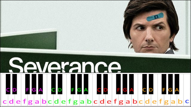 Severance Main Theme (Apple TV Series) Piano / Keyboard Easy Letter Notes for Beginners