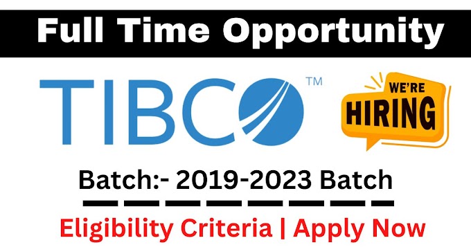 Tibco off camps recruitment drive 2023 hiring Associate Engineer | Location: Pune