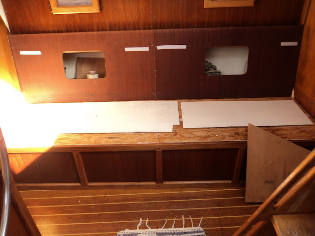 Painting a boat interior