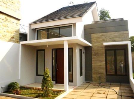 Teras Rumah Minimalis Batu Alam