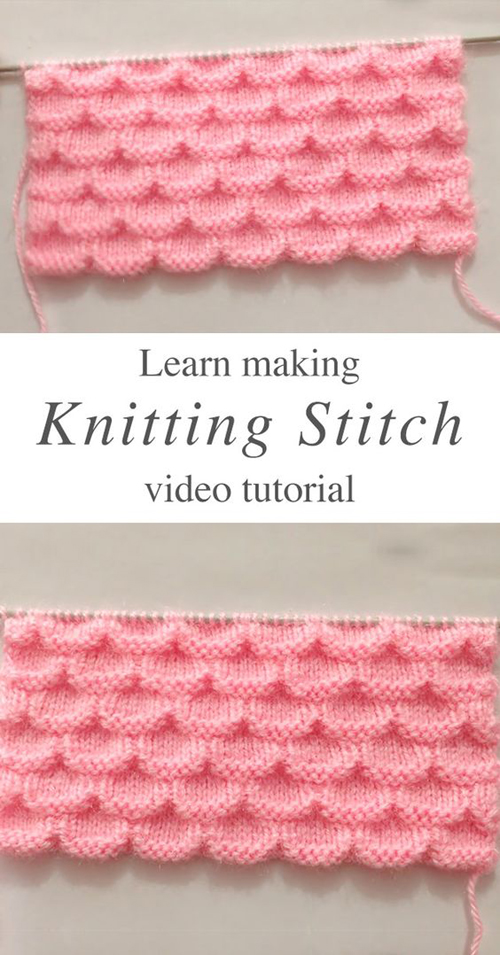 Simple Knitting Stitch - Tutorial