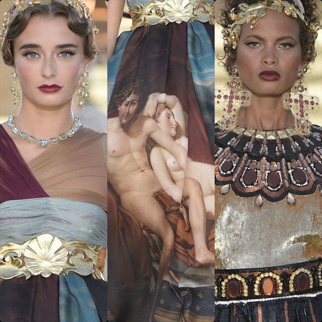 Dolce & Gabbana Alta Moda, Agrigento, Temple of Concordia Sicily Fall Winter 2019-2020 by RUNWAY MAGAZINE