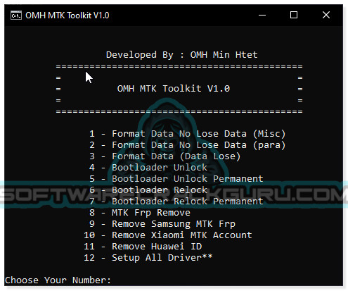 Download OMH MTK Toolkit V1.0 By OMH Min Htet