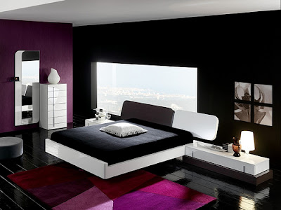 Black & White Bedroom Design Ideas