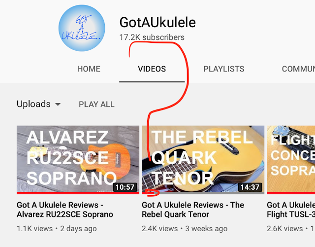 Got A Ukulele YouTube stats