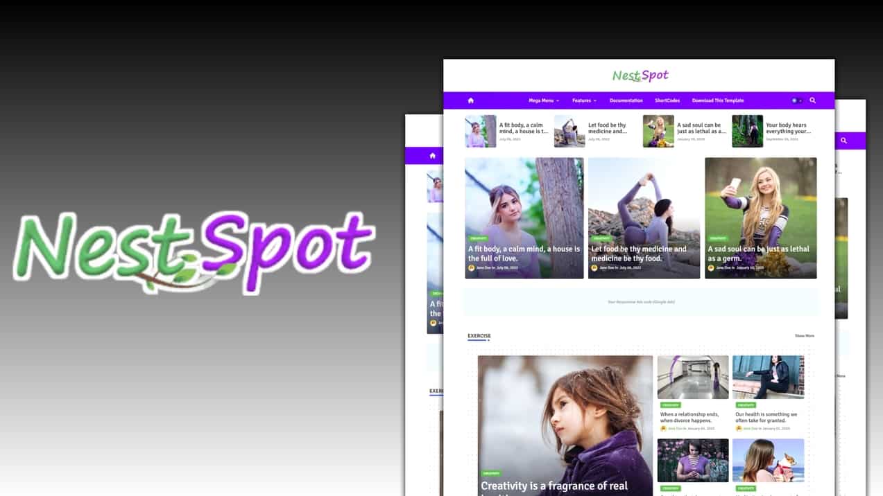 NestSpot - Professional News & Magazine Blogger Template