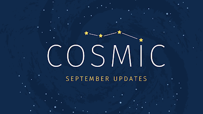 COSMIC DE: aggiornamento di settembre