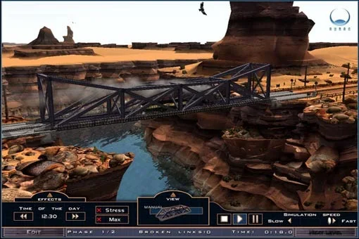 لعبة بناء الكبري Bridge It