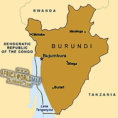 Burundi Map