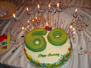 60th Birthday Cakes on Naina S Recipes  60th Birthday Cake