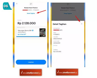 Bayar BAF lewat Mobile Banking Mandiri