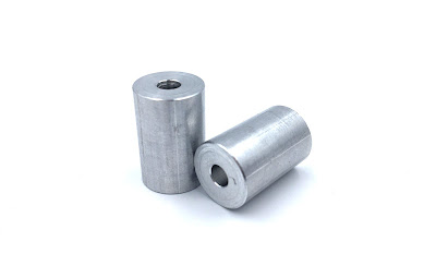 Custom Aluminum Round Spacers - 4.3MM X 50MM X 9.3MM Made in the USA