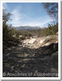 Path of Refugio Frey where I sprained ankle