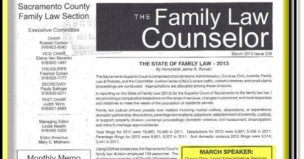 Sacramento Family Court Report: Judge Matthew J. Gary Conflict of