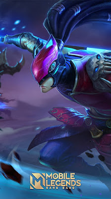 alpha crimson warrior special skin mobile legends wallpaper hd phone