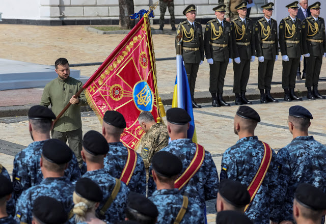 Zelenskiy rallies Ukrainians on Independence Day, 18 months after invasion