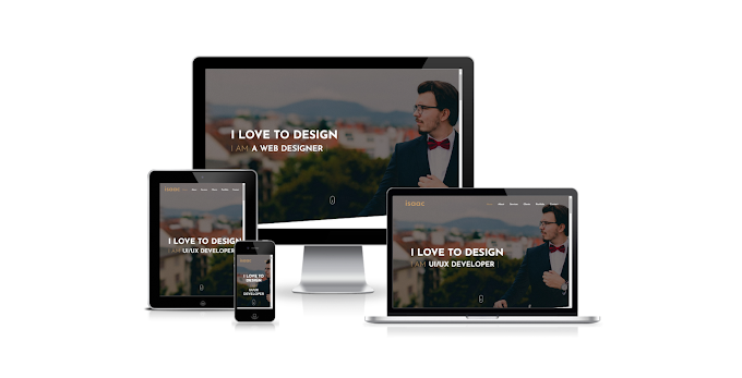 Isaac Premium Blogger Template - Free Download