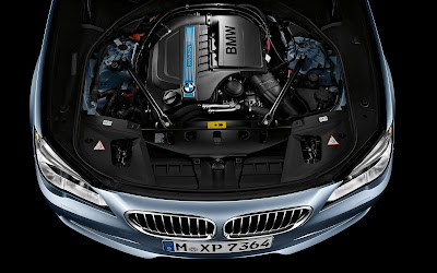 BMW Active Hybrid 7 Car Engine Top View HD Wallpaper