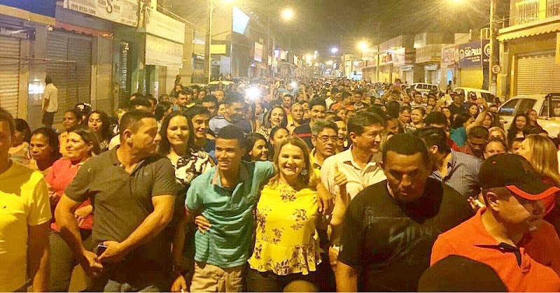 Maura Jorge arrasta multidão em inaugurações por Lago da Pedra