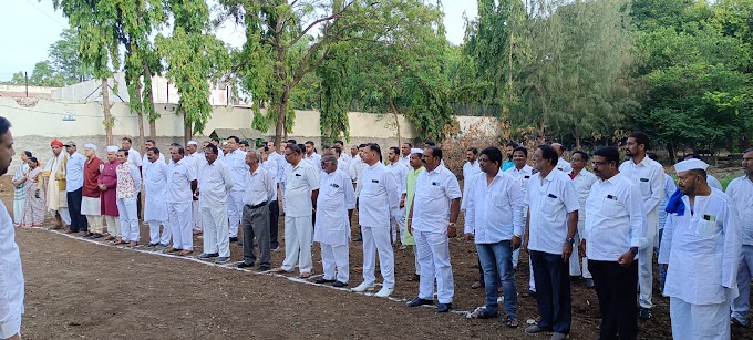 पंढरपूर शहर भाजपा व शहर विकास आघाडीच्या वतीने स्वातंत्र्य दिन साजरा