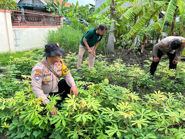 Polsek Krembung Ajak Petani Rawat P2B Secara Berkala, Dukung Ketahanan Pangan 