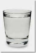 glass of water