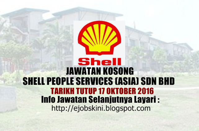 Jawatan Kosong Shell People Services (Asia) Sdn Bhd Oktober 2016