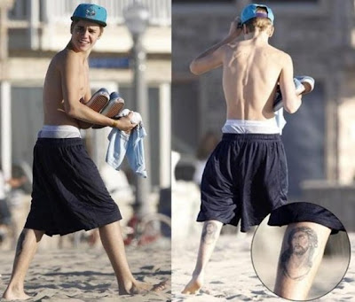 justin bieber tattoo images