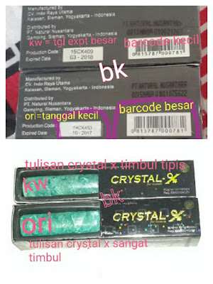 Crystal x bpom nasa original