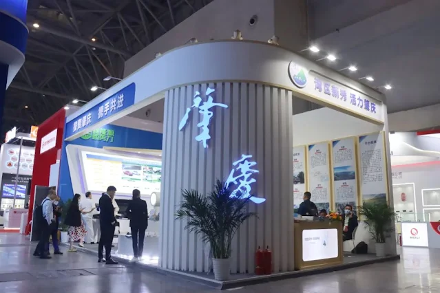 肇慶組團參加2023中國智能汽車技術展覽會。 南方+盧舒曼拍攝