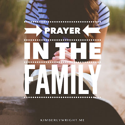 Why we should have prayer in our family and how to keep the Lord in charge.