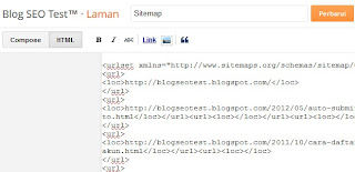 HTML Sitemap