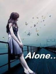 Alone sad girl dp for whatsapp