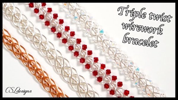 Wire Jewelry Tutorial HAMMERED SWIRLLINK BRACELET Step by Step Wire  Wrapping Wirework Instructions Instant Download - Etsy