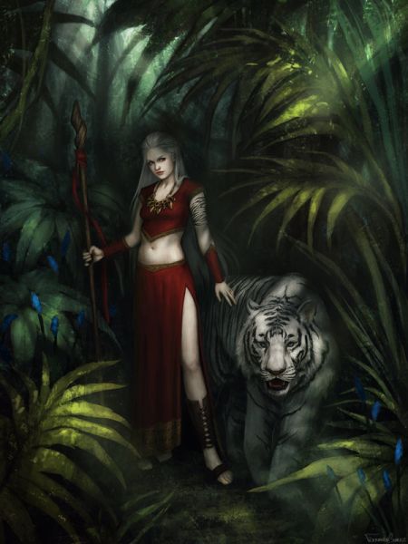 fernanda suarez ilustrações fantasia mulheres Feiticeira da selva