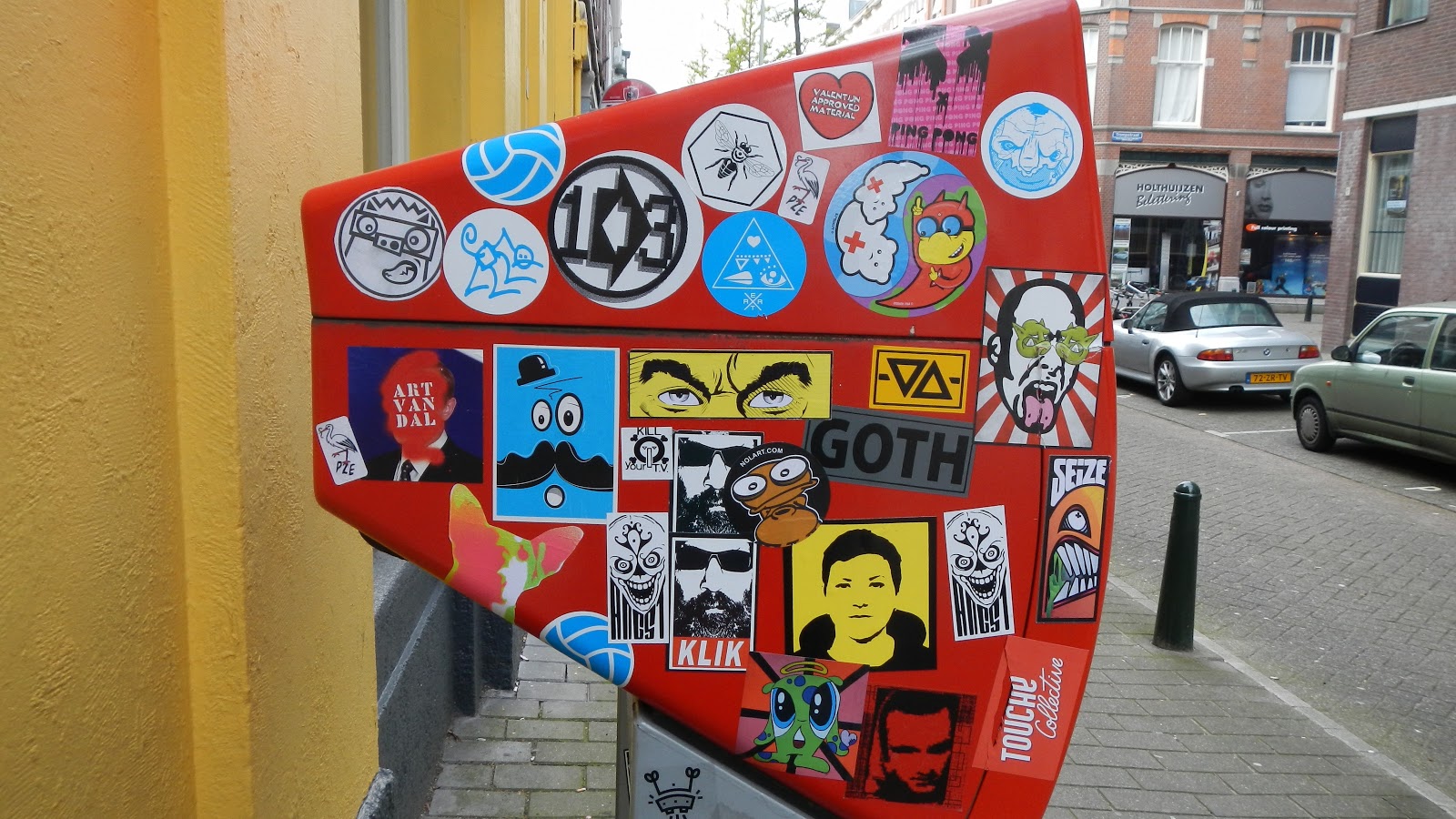 Just 4 Street  Art  stickers  combo den haag 2012