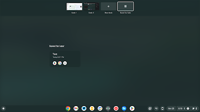 تطرح جوجل تحديث Chrome OS 107 مع ميزة 'حفظ المكتب لاحقًا'