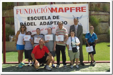 Fundación Mapfre y Fundación Deporte y Desafío clausuran los Cursos de Pádel Adaptado.