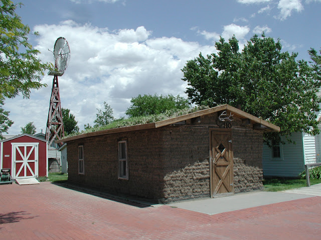 sod house, Old Town, CO