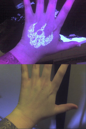 Black Light Tattoos