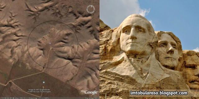 Badlands Guardian and Mount Rushmore