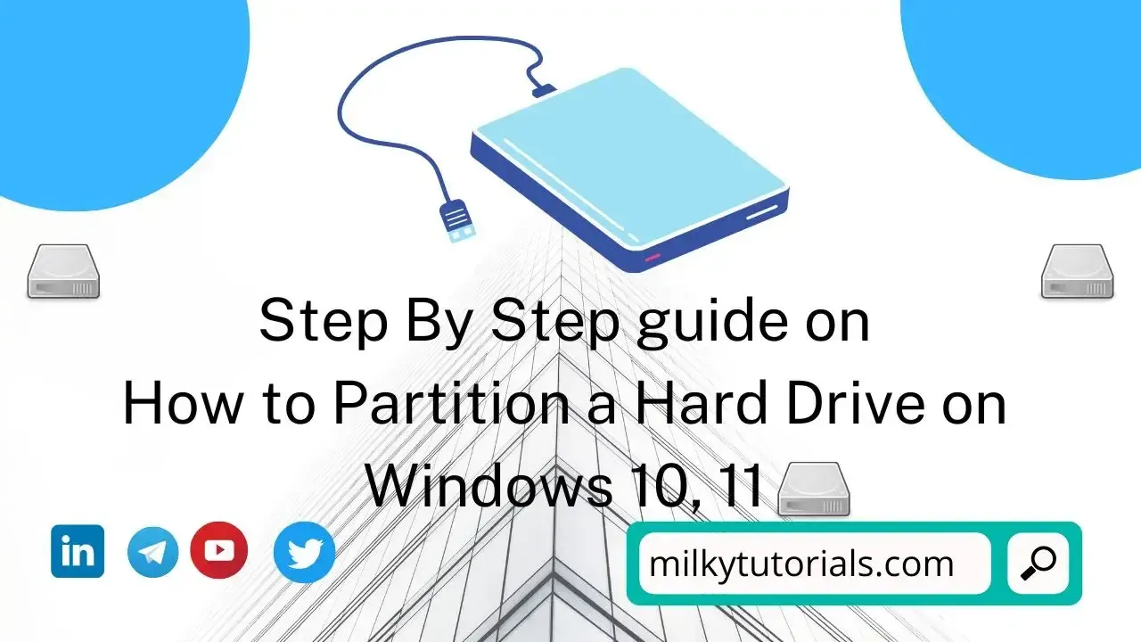 partition hard drive windows 10