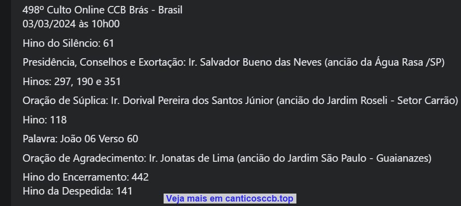 Baixar o nosso APP para ouvir Hinos e Cultos Onlines ao Vivo