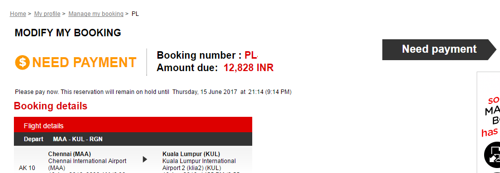 Airasia Money Debited But Ticket Not Confirmed Resolution Experience Enidhi India Travel Blog