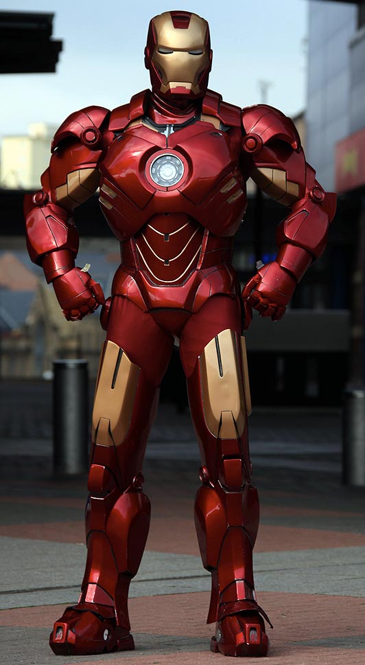 Iron Man Suit Made of Cardboard