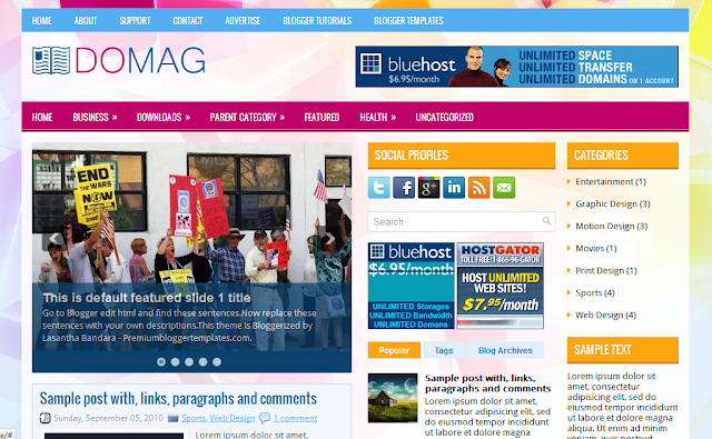 DoMag Blogger Template